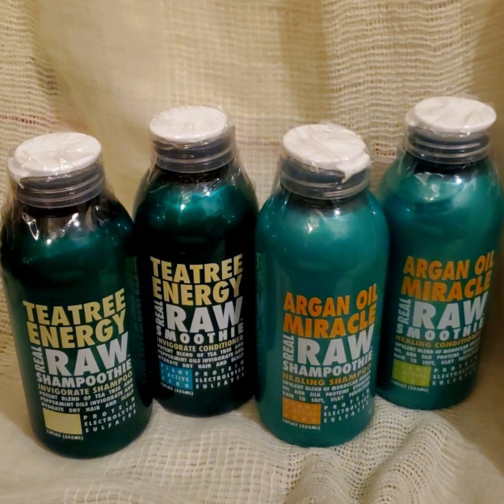 Real raw shampoo and conditioner X 2 ea